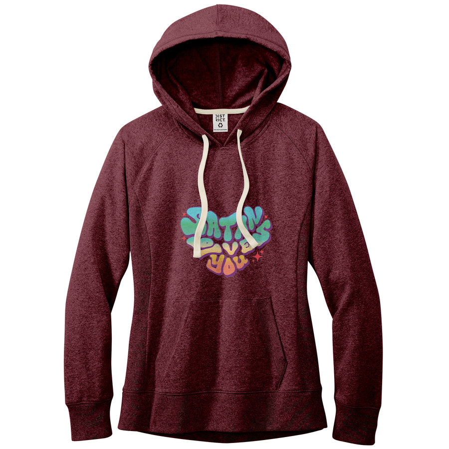 Satan Loves You Fitted Re-Fleece Hoodie