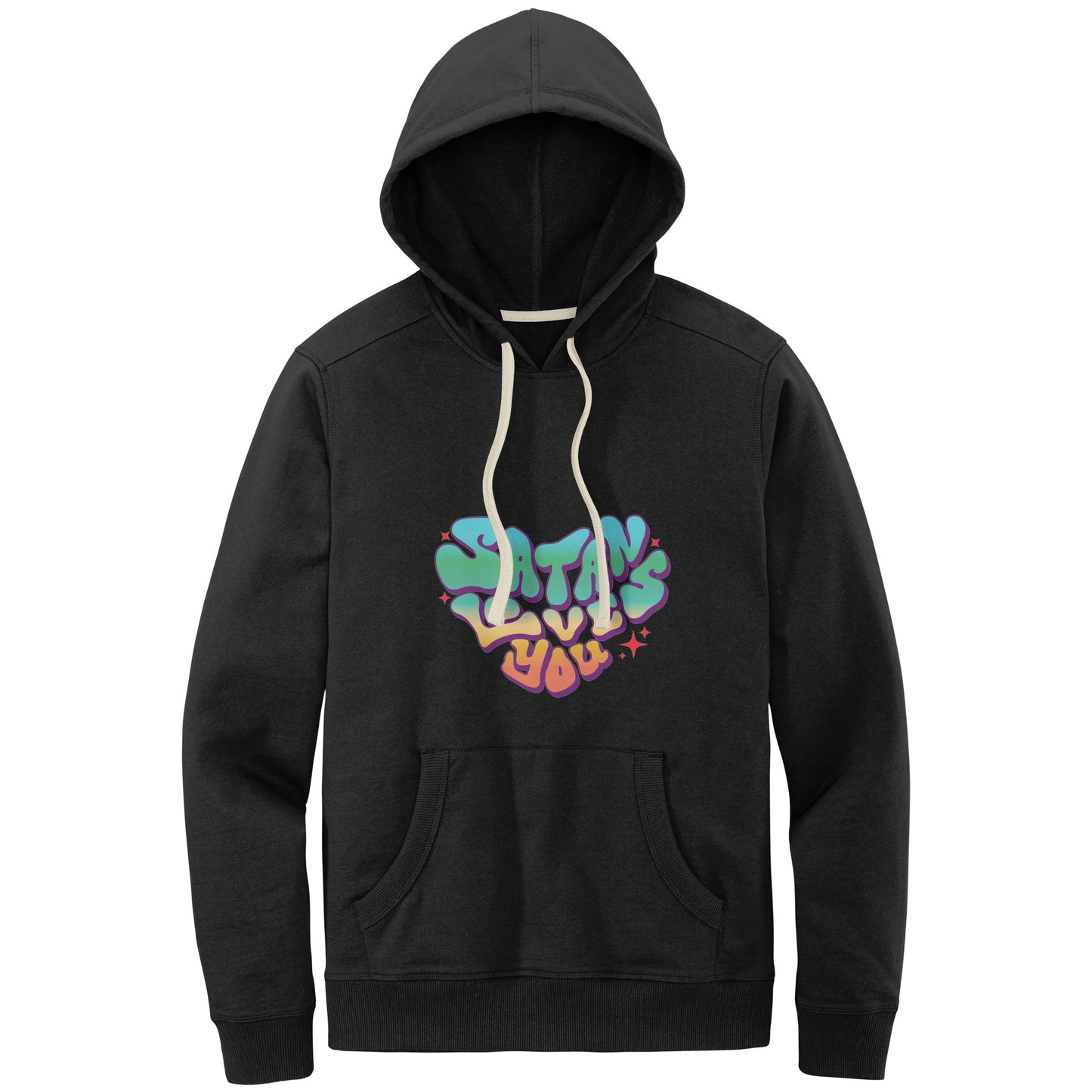 Satan Loves You Relaxed Fit Re-Fleece Hoodie