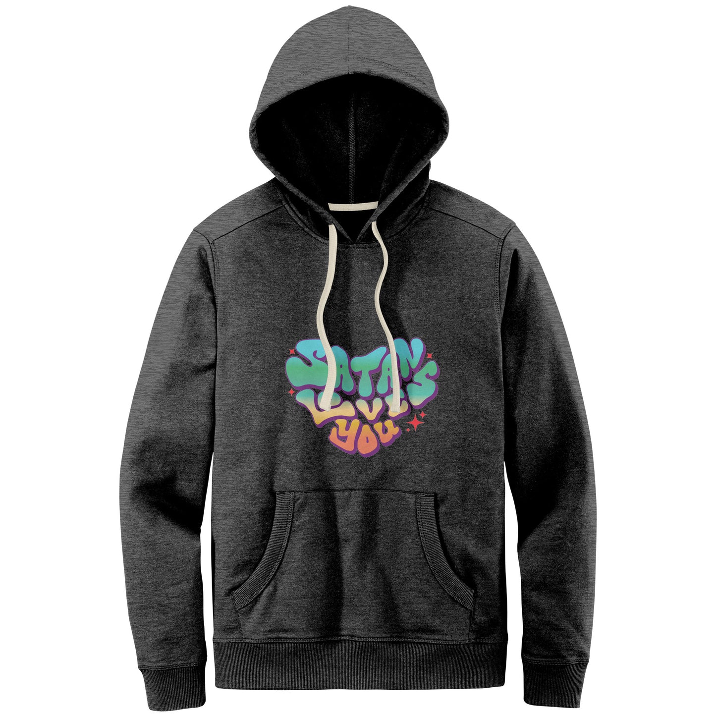 Satan Loves You Relaxed Fit Re-Fleece Hoodie