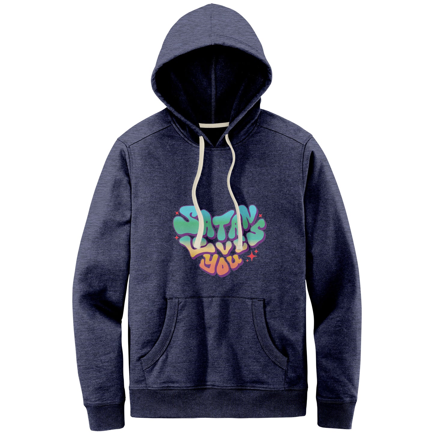 Satan Loves You Relaxed Fit Re-Fleece Hoodie