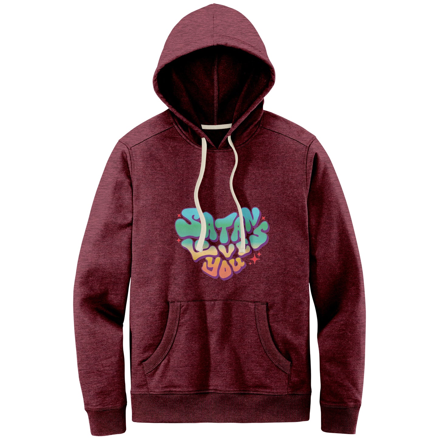 Satan Loves You Relaxed Fit Re-Fleece Hoodie