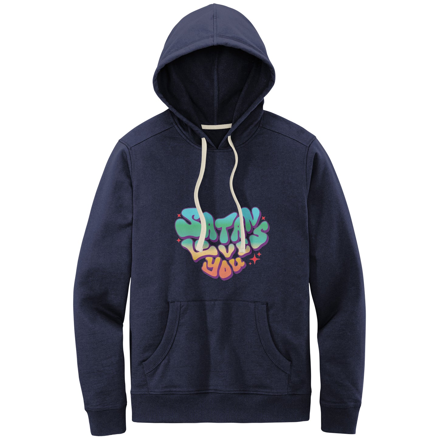 Satan Loves You Relaxed Fit Re-Fleece Hoodie