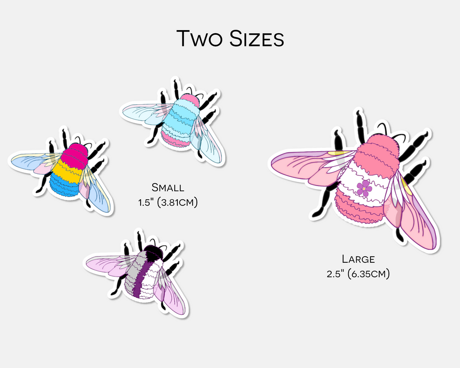 Bumblebee Pride Stickers