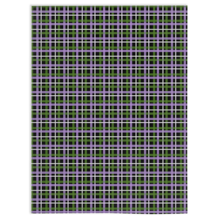Couvertures Minky Genderqueer Argyle Plaid Pride