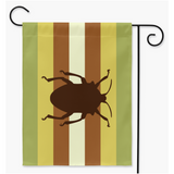 Buggender - Beetle Pride Yard and Garden Flags | Single Or Double-Sided | 2 Sizes | Gender Identity and Expression