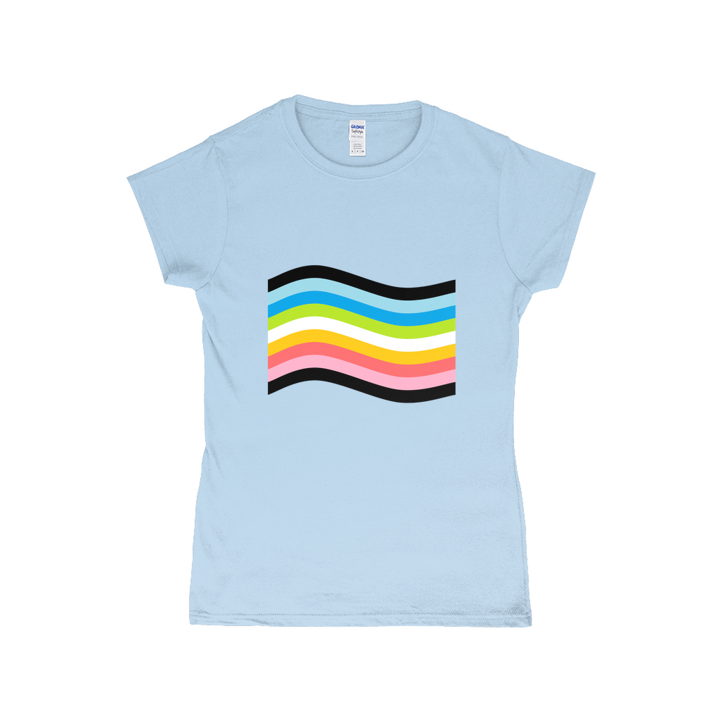 Orientation Pride Flag Fitted Tshirt | Choose Your Flag | Gildan