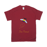 T-shirt unisexe Bumblebee Pride Pun - DARK | Choisissez votre drapeau et votre jeu de mots