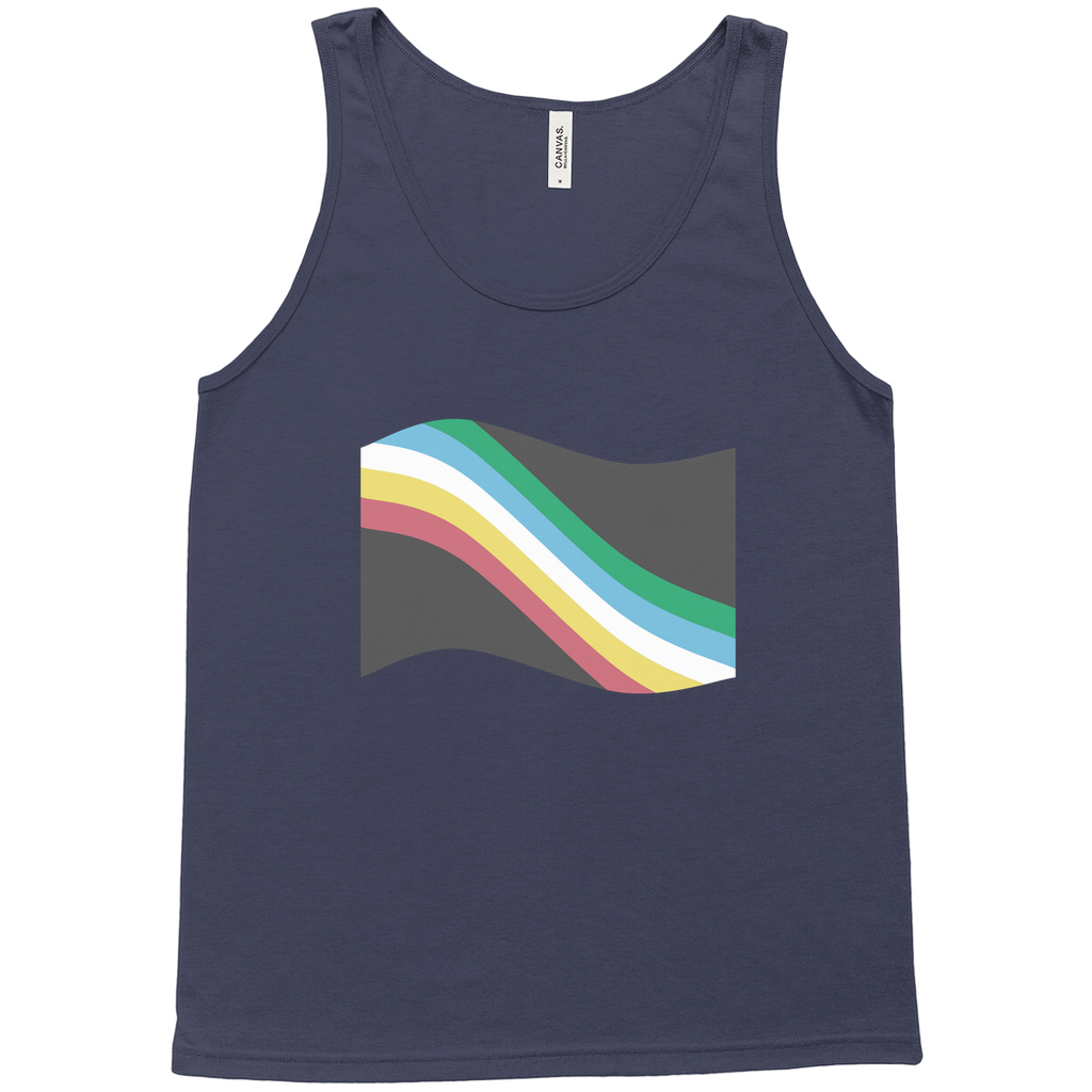 Disability and Neurodiversity Pride Flag Relaxed Fit Tank Tops | Choose Your Flag | Bella + Canvas