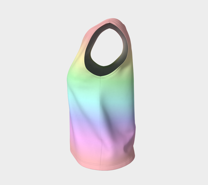 Pastel Rainbow Gradient Loose Tank