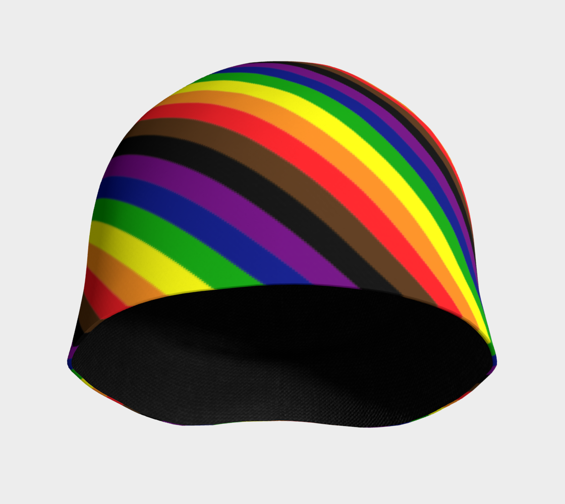 Philly Rainbow Striped Beanie