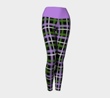 Genderqueer Plaid Yoga Leggings