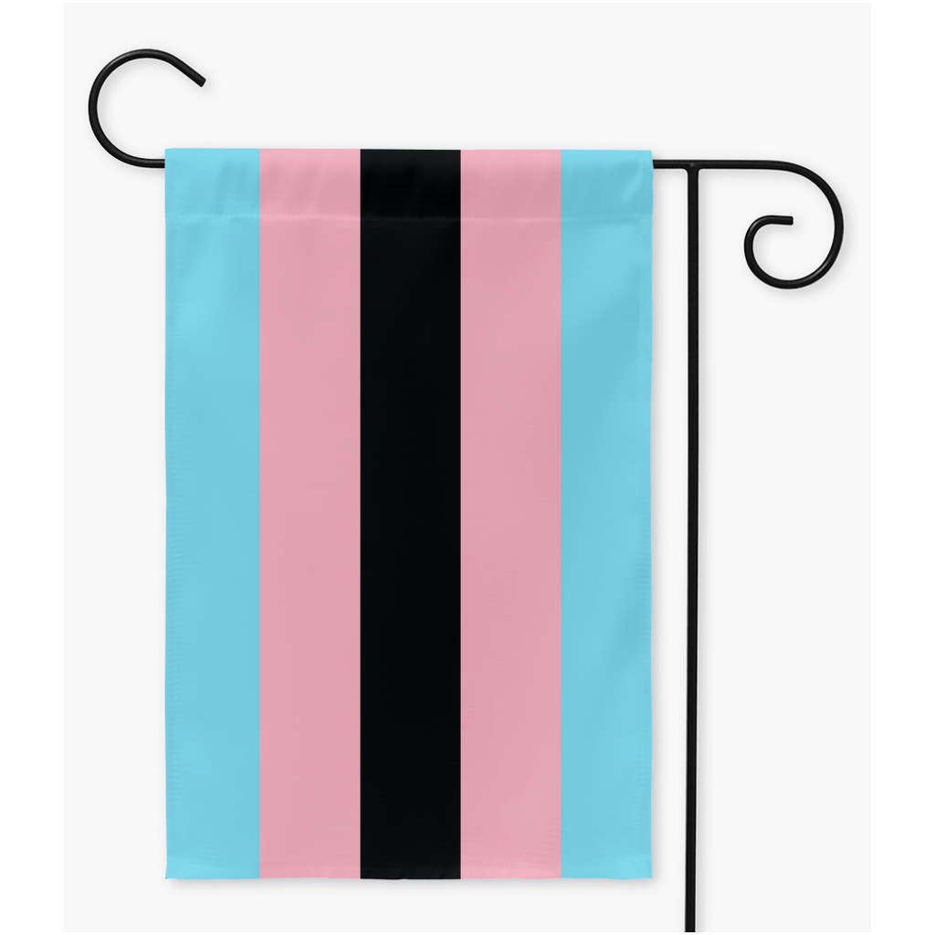 Transgender POC - V1 Pride Yard and Garden Flags | Single Or Double-Sided | 2 Sizes | Gender Identity and Expression