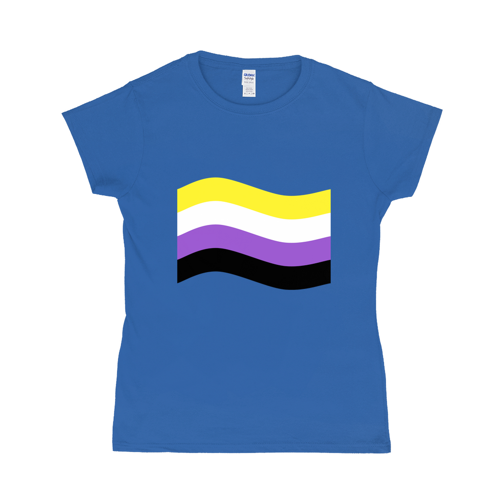 Gender Pride Flag Fitted Tshirt | Choose Your Flag | Gildan