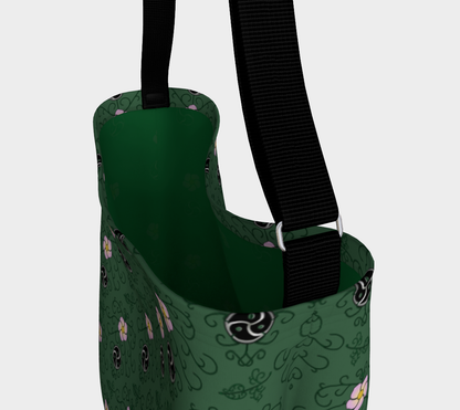 Wild Rose and Vine BDSM (Green) Day Tote