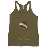 Bumblebee Pride Pun Racerback Débardeur | Choisissez votre coloris et votre jeu de mots