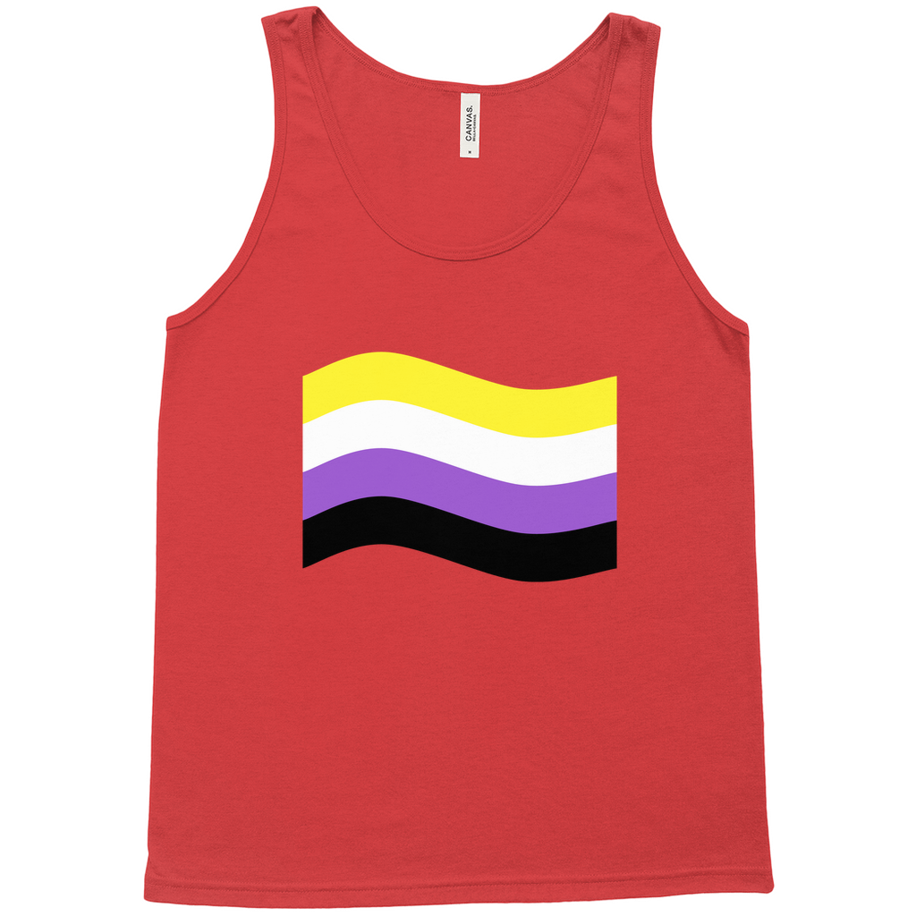 Gender Pride Flag Relaxed Fit Tank Tops | Choose Your Flag | Bella + Canvas