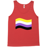 Gender Pride Flag Relaxed Fit Tank Tops | Choose Your Flag | Bella + Canvas