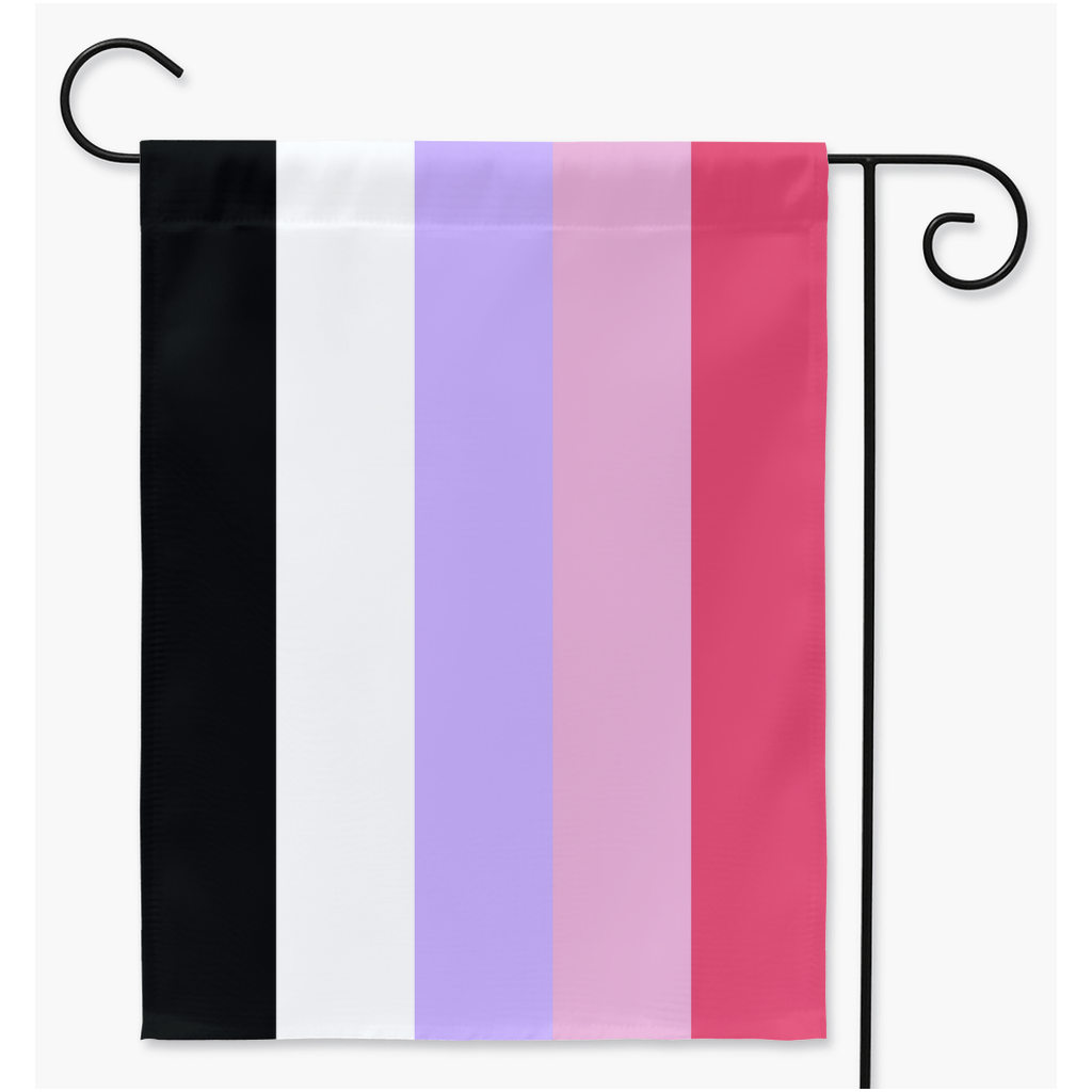 Reciprosexual Pride Yard and Garden Flags  | Single Or Double-Sided | 2 Sizes | Aromantic and Asexual Spectrum