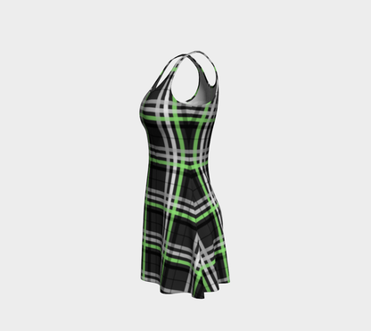 Pride Plaid Flare Dress | Choose Your Colourway