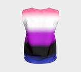 Débardeur ample dégradé Genderfluid (long)