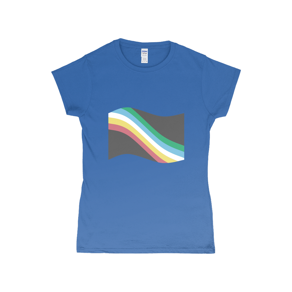 Disability and Neurodiversity Pride Flag Fitted Tshirt | Choose Your Flag | Gildan