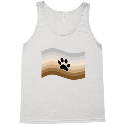 Furry Pride Flag Relaxed Fit Tank Tops | Choose Your Flag | Bella + Canvas