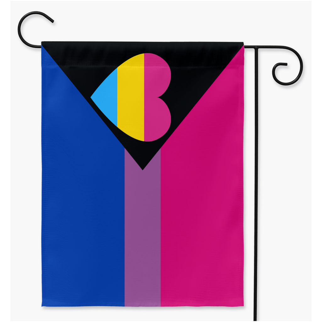 Demibisexual Panromantic Yard and Garden Flag | Single Or Double-Sided | 2 Sizes