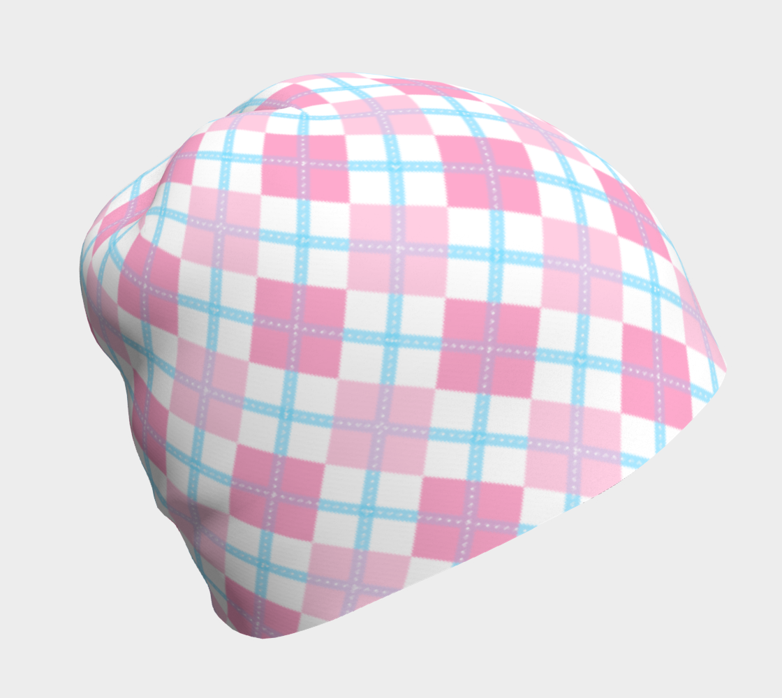 Transfeminine Argyle Beanie