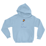 Sweats à capuche Bumblebee Pride Pun (sans fermeture éclair/pull) – DESIGN AVANT | Choisissez votre drapeau et votre jeu de mots | Sweat à capuche pull bourdon | LGBTQIA