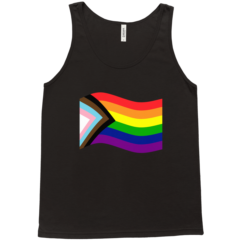 Rainbow Pride Flag Relaxed Fit Tank Tops | Choose Your Flag | Bella + Canvas