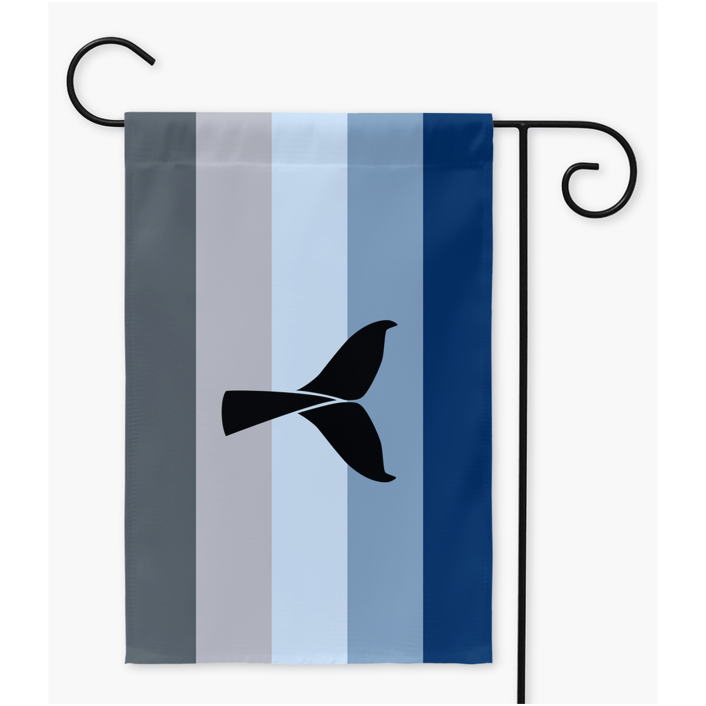 Cetacean Pride Pride Yard and Garden Flags  | Single Or Double-Sided | 2 Sizes