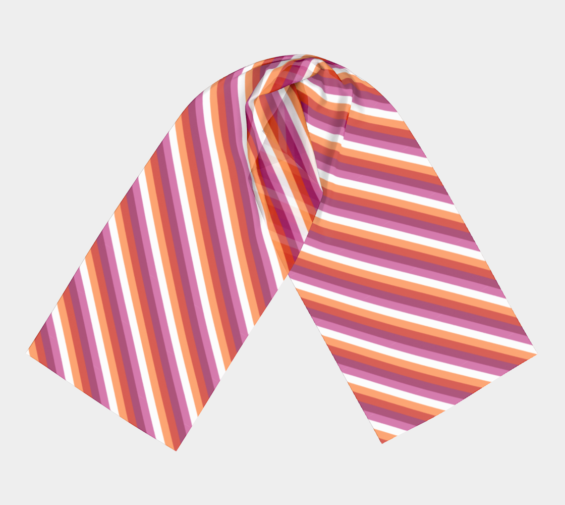 Lesbian - V1 Striped Long Scarf