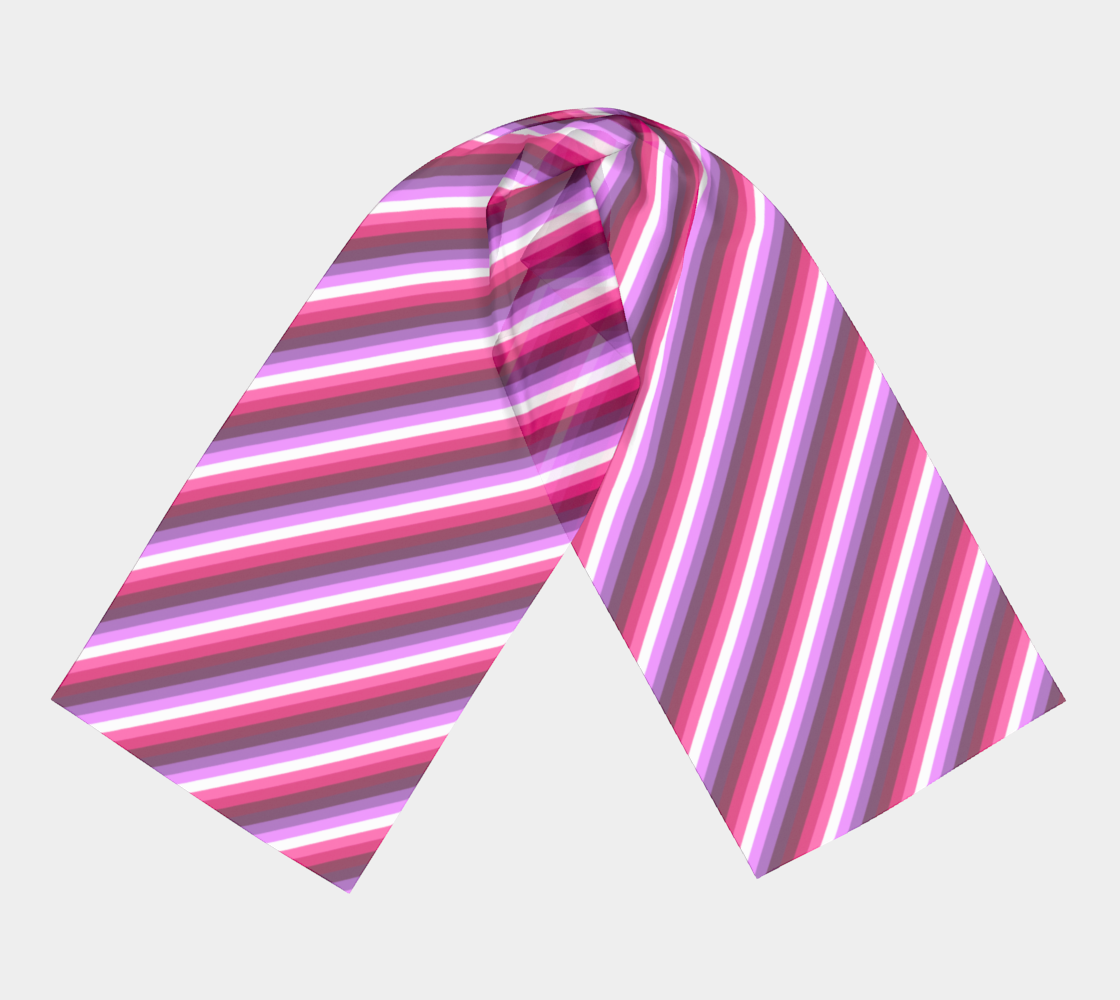 Lesbian - V2 Striped Long Scarf