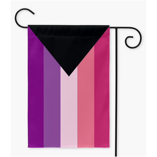 DemiAceflux - V2 Yard and Garden Flags | Single Or Double-Sided | 2 Sizes | Aro Ace Spec