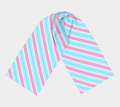 Transmasculine Striped  Long Scarf