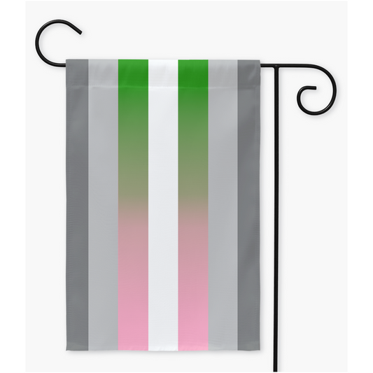 Demigirl Neutrois Pride Yard and Garden Flags | Single Or Double-Sided | 2 Sizes