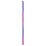 Cravates à motifs de fierté rayée de bonbons bisexuels