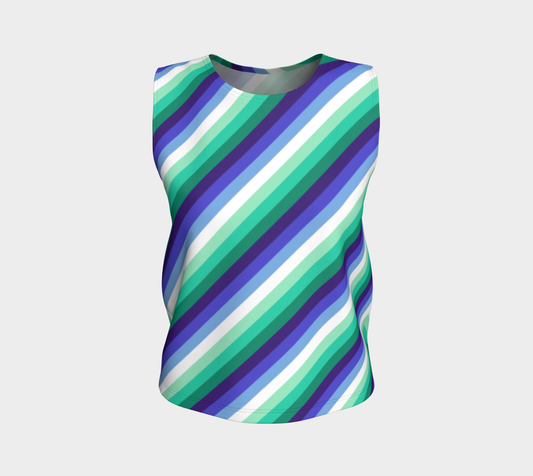 Gay Man (formerly Vincian - V2) Striped Loose Tank (Long)