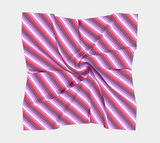 Lesbienne - Foulard carré rayé V2