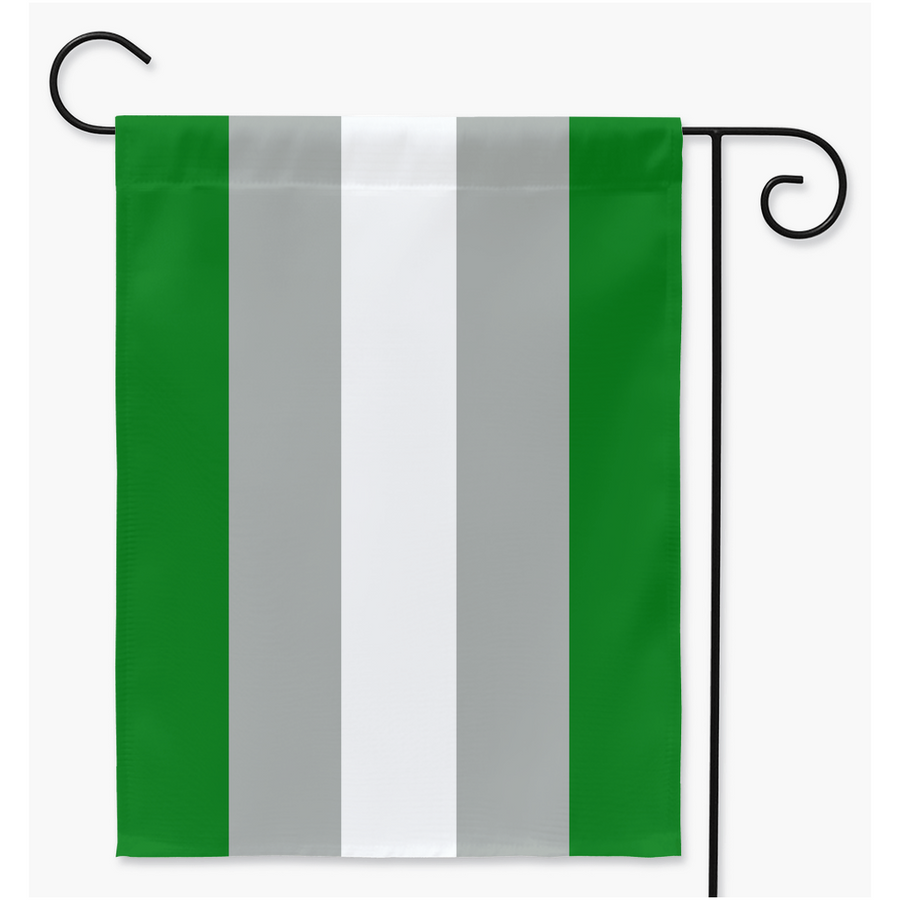 Drapeaux de cour et de jardin Greyromantic Pride | Simple ou double face | 2 tailles