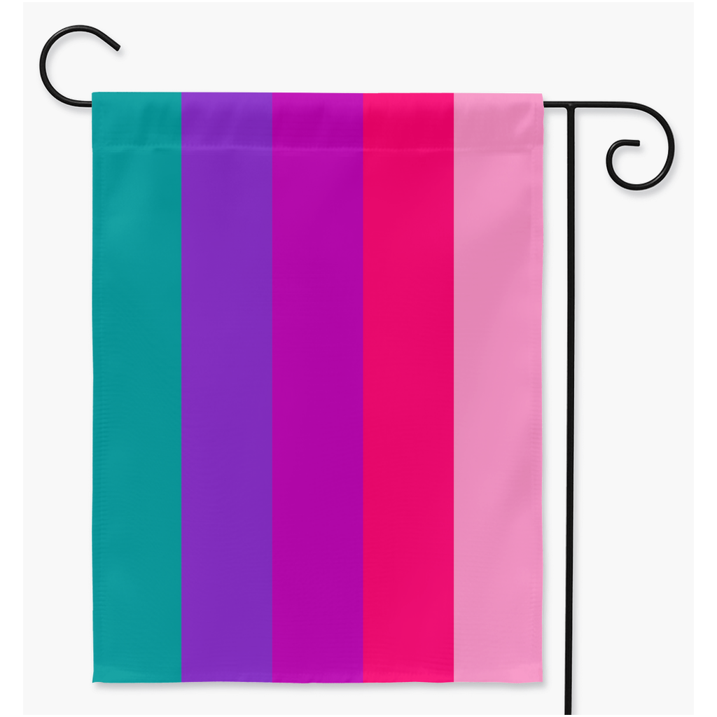 Bi-Lesbian Pride Yard and Garden Flags  | Single Or Double-Sided | 2 Sizes