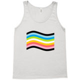 Orientation Pride Flag Relaxed Fit Tank Tops | Choose Your Flag | Bella + Canvas
