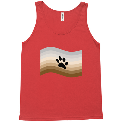 Furry Pride Flag Relaxed Fit Tank Tops | Choose Your Flag | Bella + Canvas