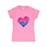 Heart of Hearts Fitted Tshirt | Choose Your Colourway | Gildan