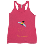 Bumblebee Pride Pun Racerback Débardeur | Choisissez votre coloris et votre jeu de mots