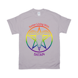 Mieux vivre avec Satan T-shirts coupe décontractée | Choisissez votre coloris | Gildan