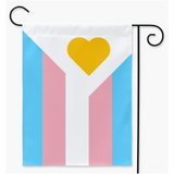 Polyamory Pride - V6 - Drapeaux de cour et de jardin transgenres | Simple ou double face | 2 tailles