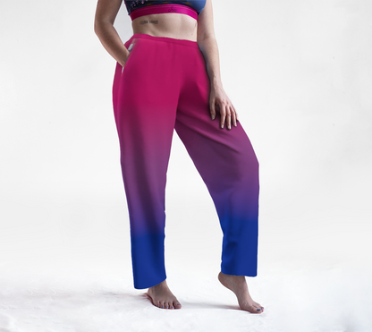 Pantalon de détente dégradé bisexuel