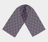 Nonbinary Dark Argyle Long Scarf