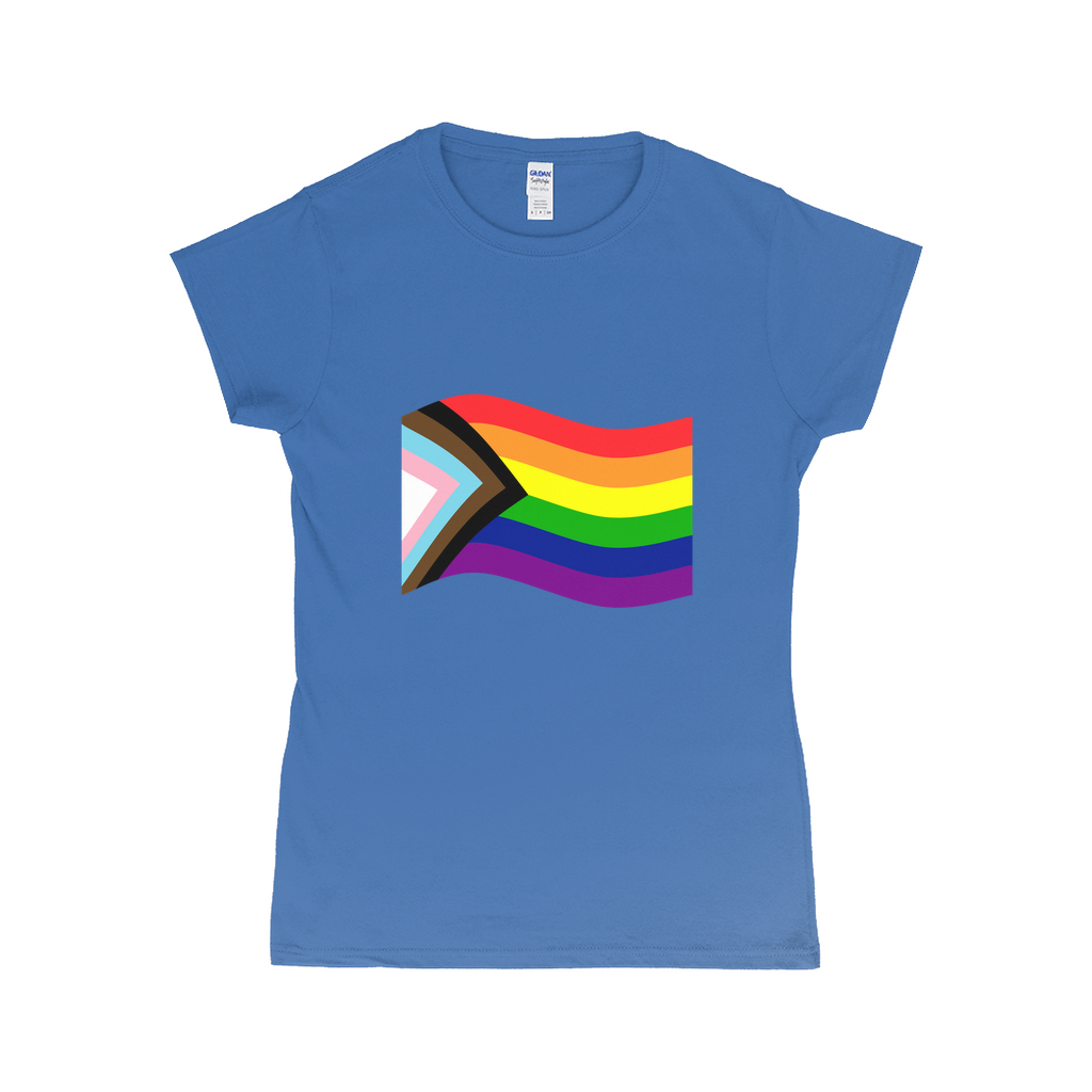 Rainbow Pride Flag Fitted Tshirt | Choose Your Flag | Gildan